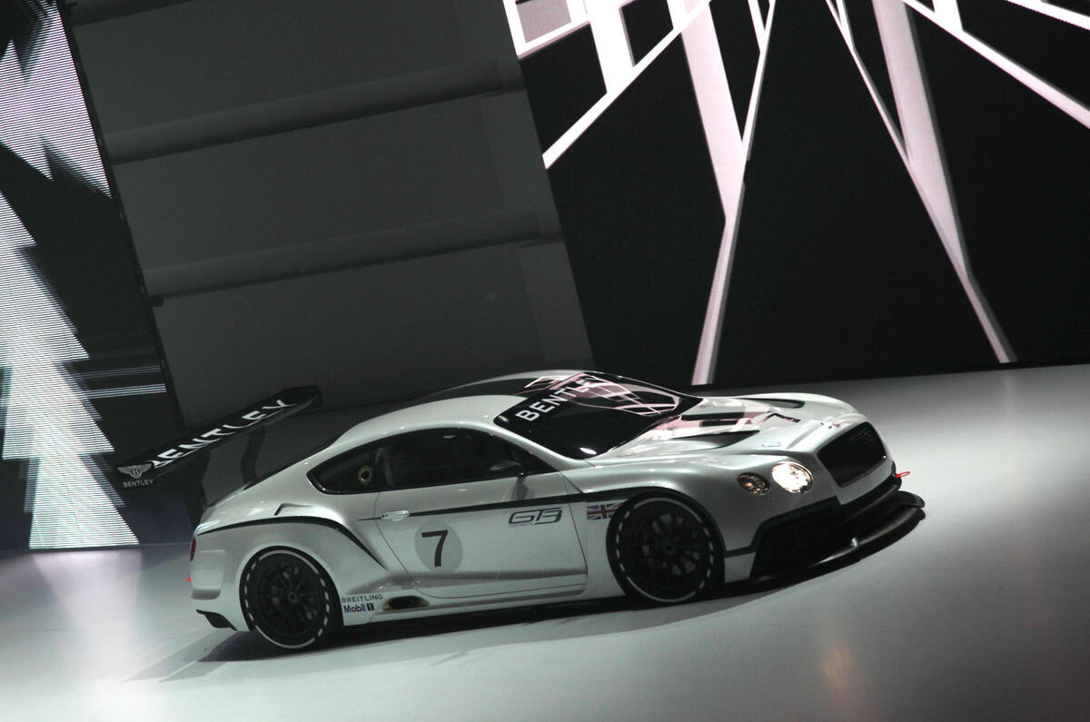 Paris motor show 2012: Bentley Continental GT3