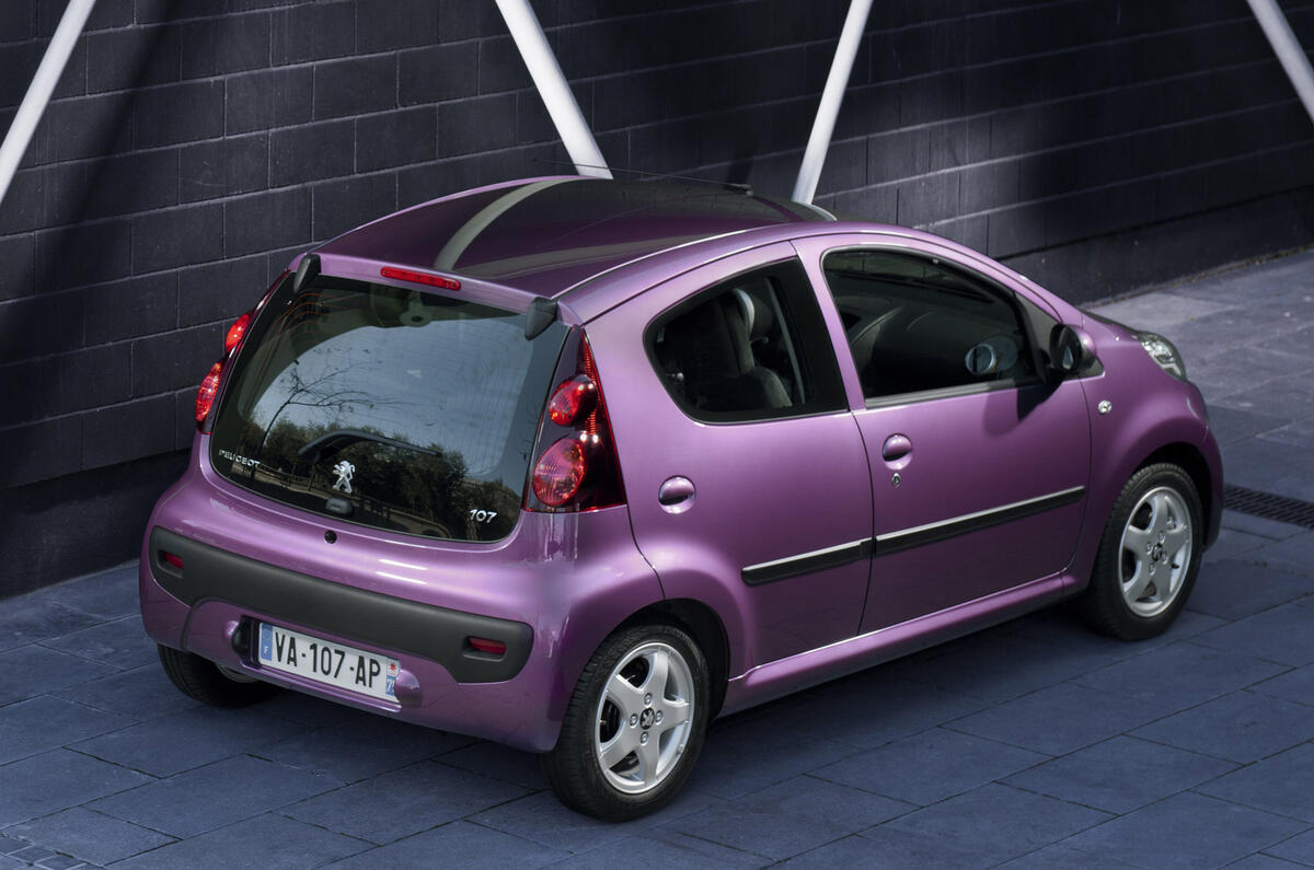 Revised Peugeot 107 uncovered