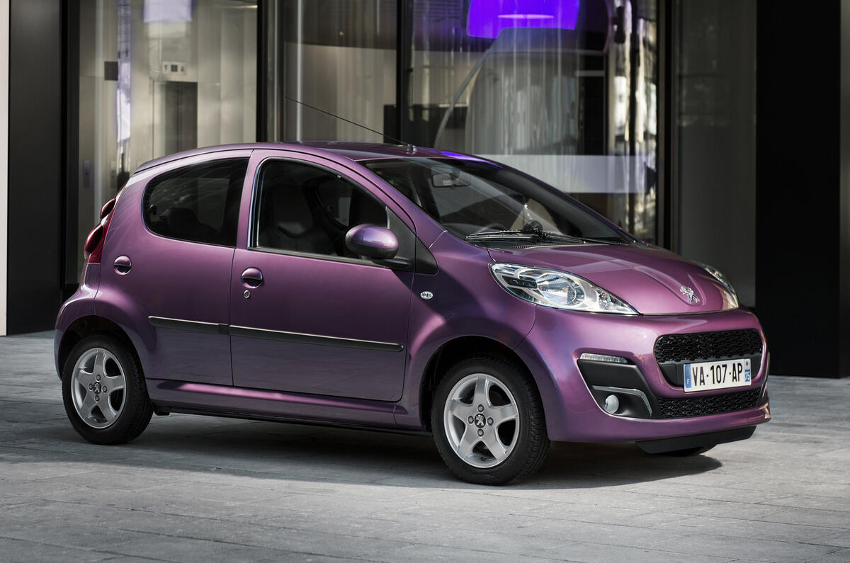 Revised Peugeot 107 uncovered