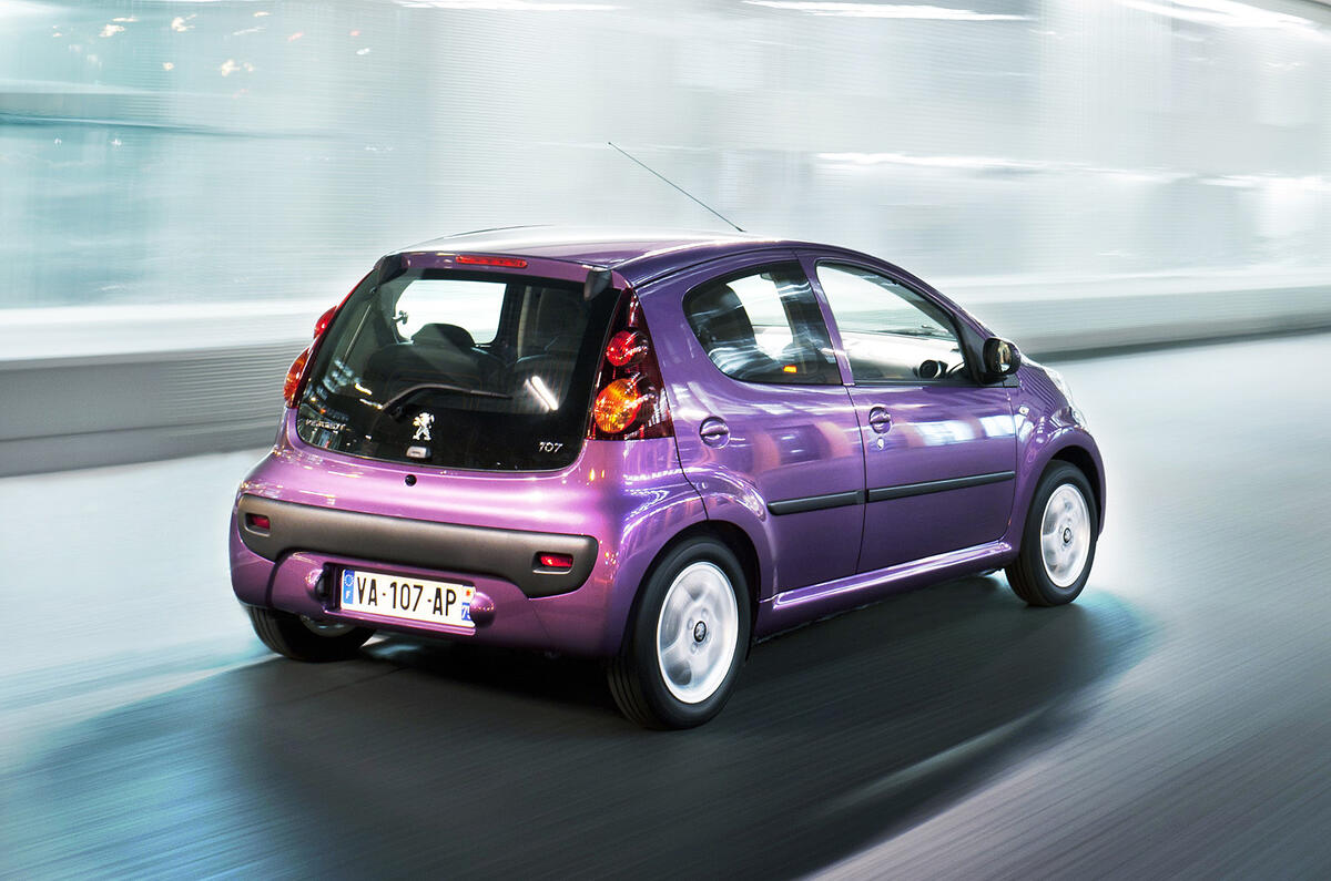Revised Peugeot 107 uncovered