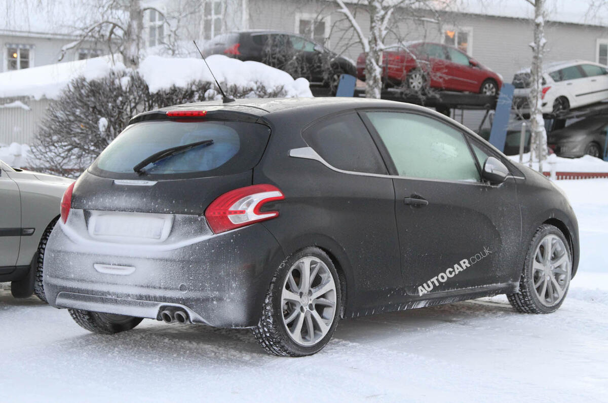 no title Spy pictures: Peugeot 208 GTI