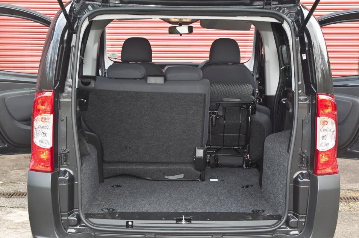 Peugeot Bipper Tepee seating flexibility