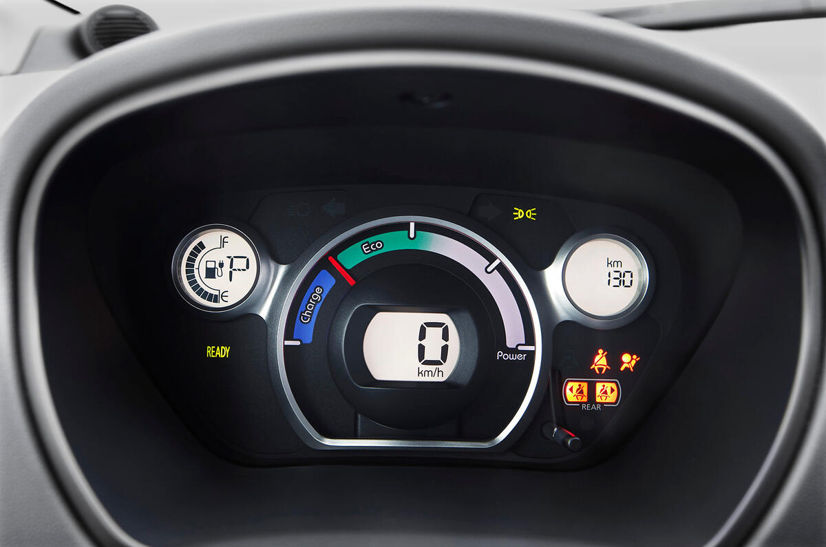 Peugeot iOn instrument cluster