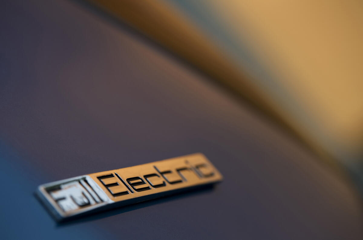 Peugeot iOn electric badging