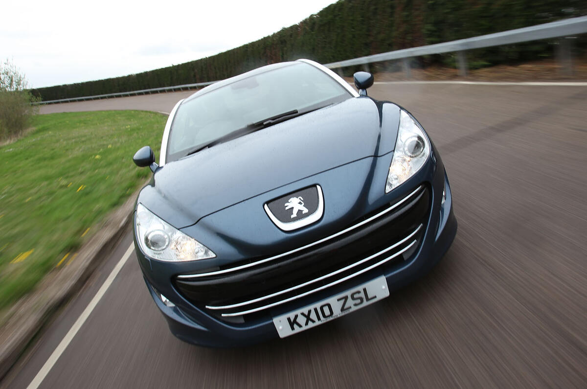 Peugeot has a long history of producing coupés, right back to 1930 and its first mass-produced model, the 201 Peugeot RCZ front grille