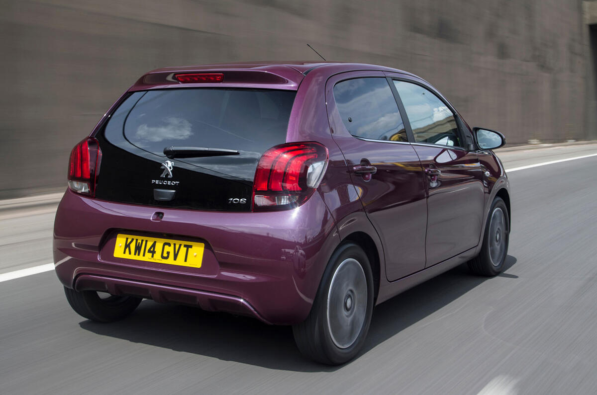 Peugeot 108 rear