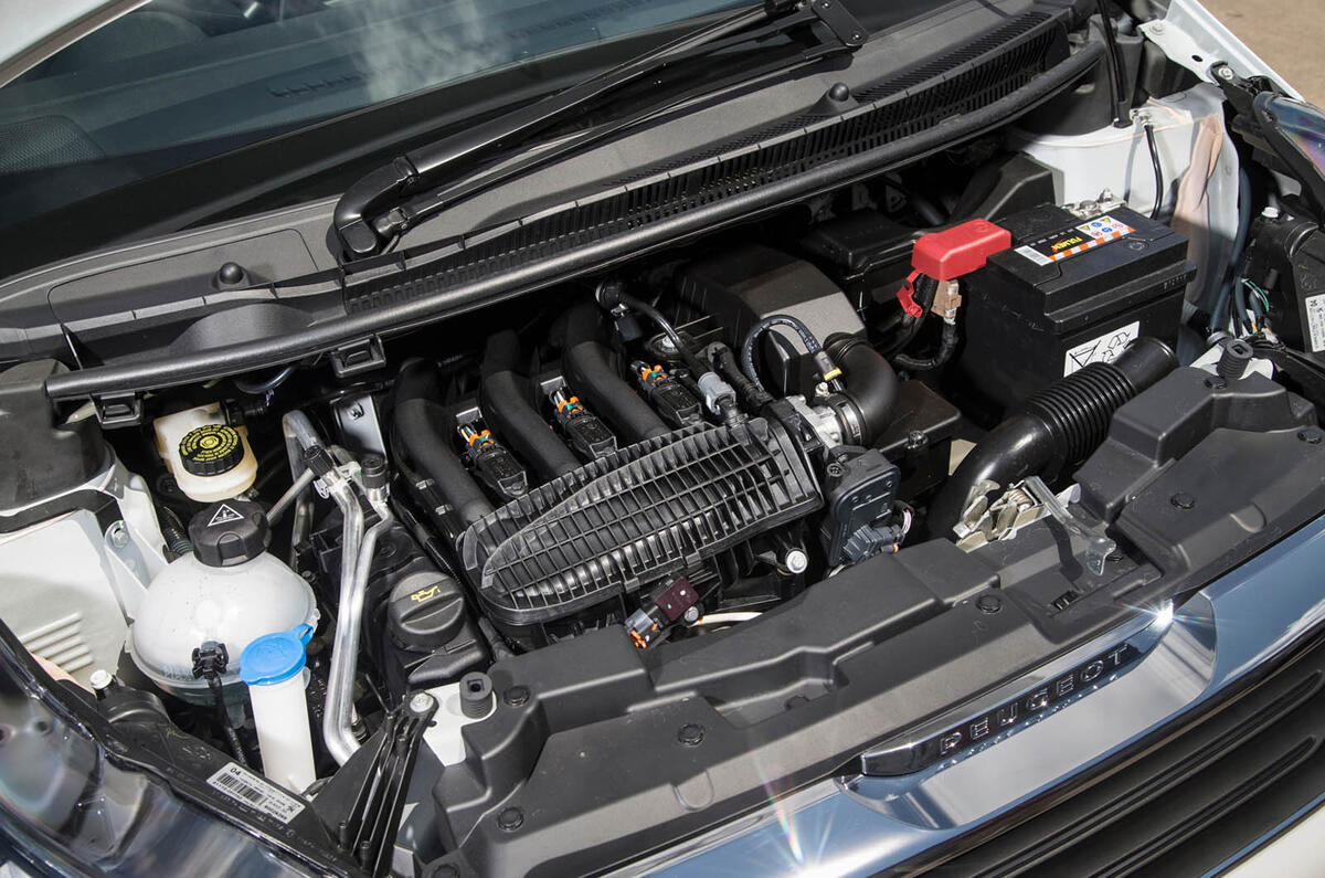 Peugeot 108 three-cylinder engine
