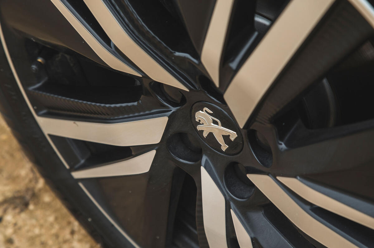 Peugeot 5008 Hybrid review 2024 06 wheel Peugeot 5008 Hybrid review 2024 06 wheel