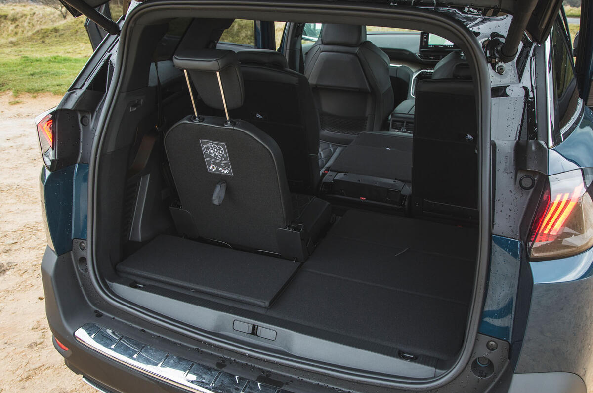 Peugeot 5008 Hybrid review 2024 14 boot Peugeot 5008 Hybrid review 2024 14 boot