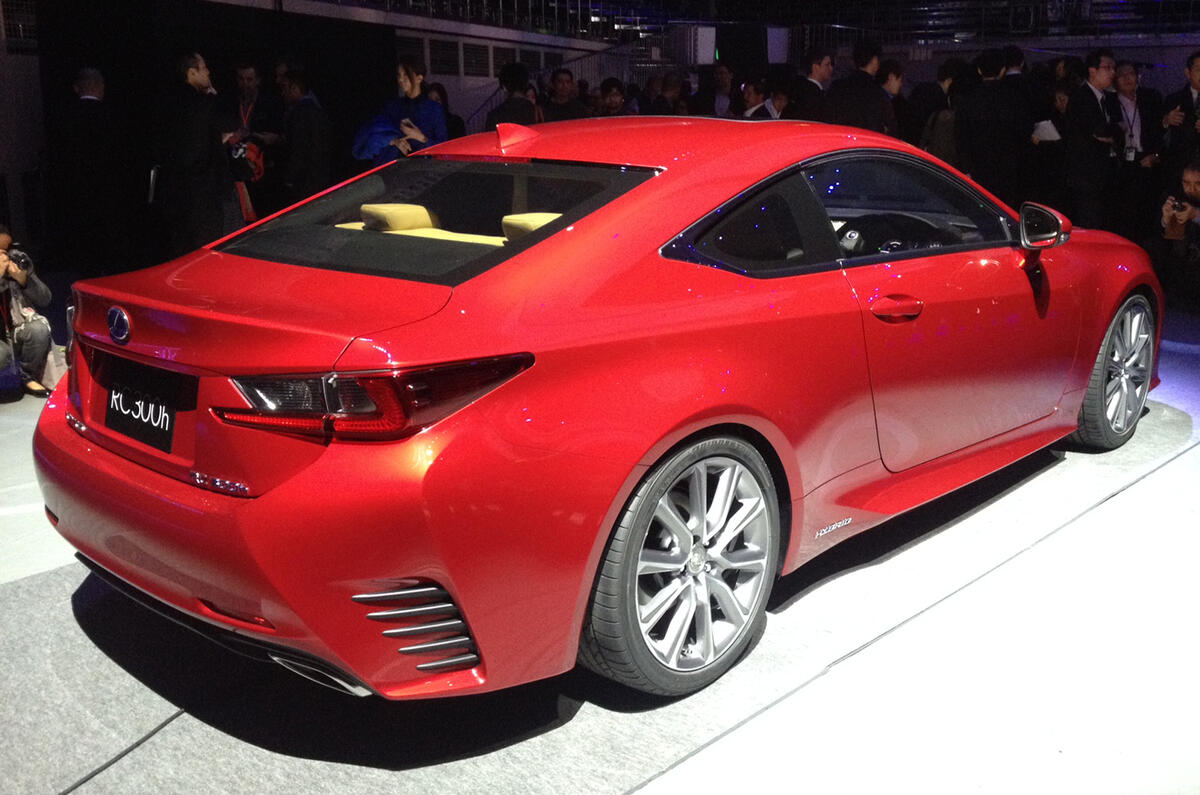 Tokyo motor show 2013: Lexus RC coupé