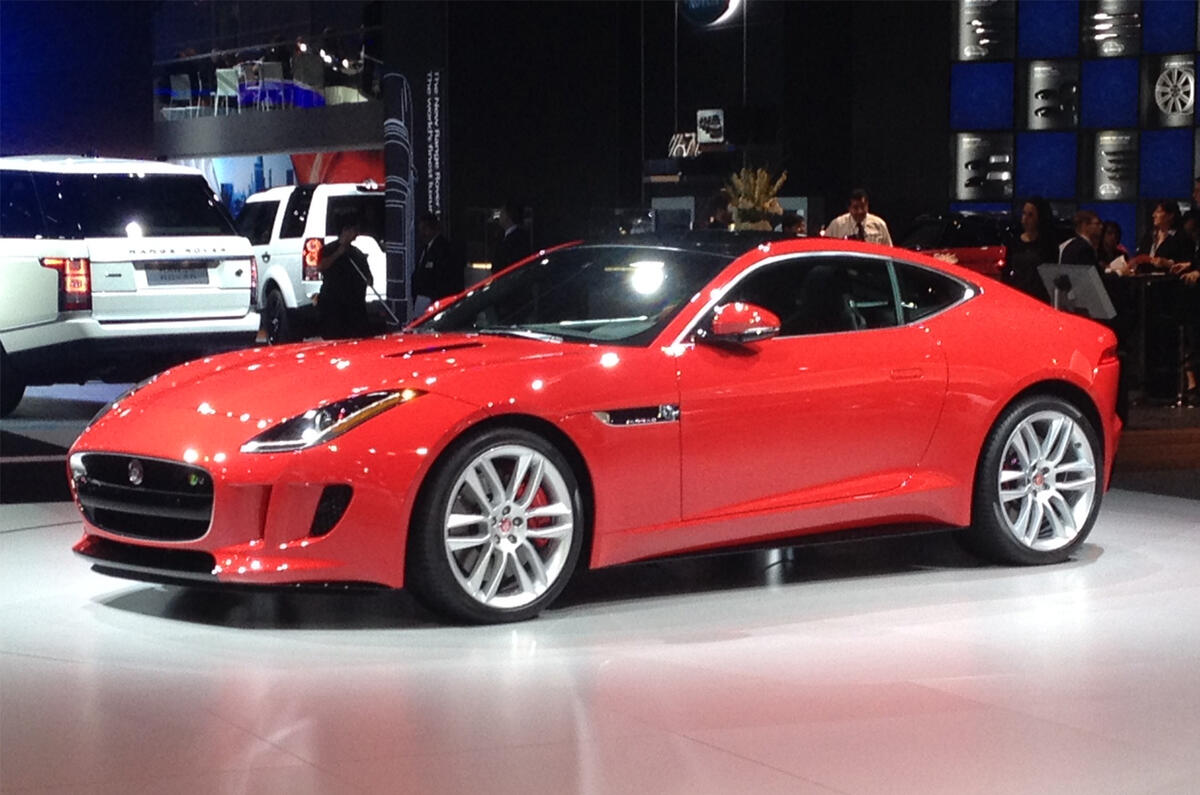 Jaguar F-type coupe revealed