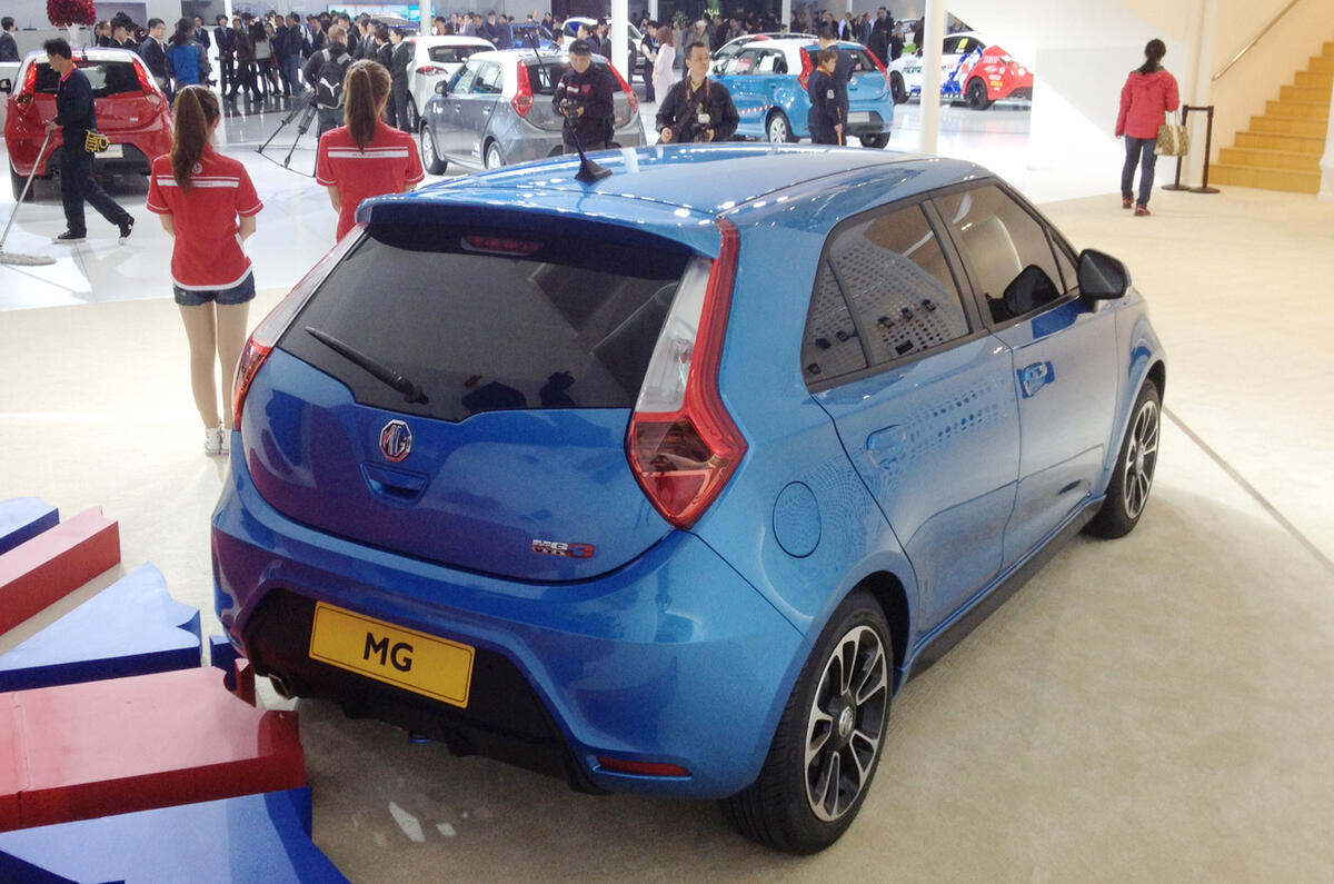 MG3 European specification revealed: Shanghai motor show 2013