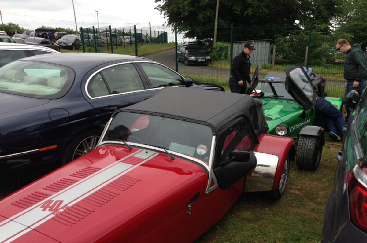 no title One icon to another: driving to Le Mans in a Caterham Seven