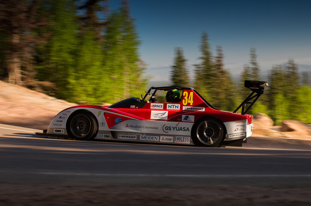 Mitsubishi’s Pikes Peak EV in detail