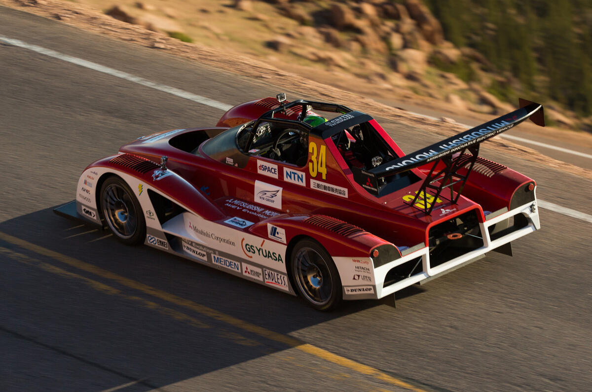 Mitsubishi’s Pikes Peak EV in detail