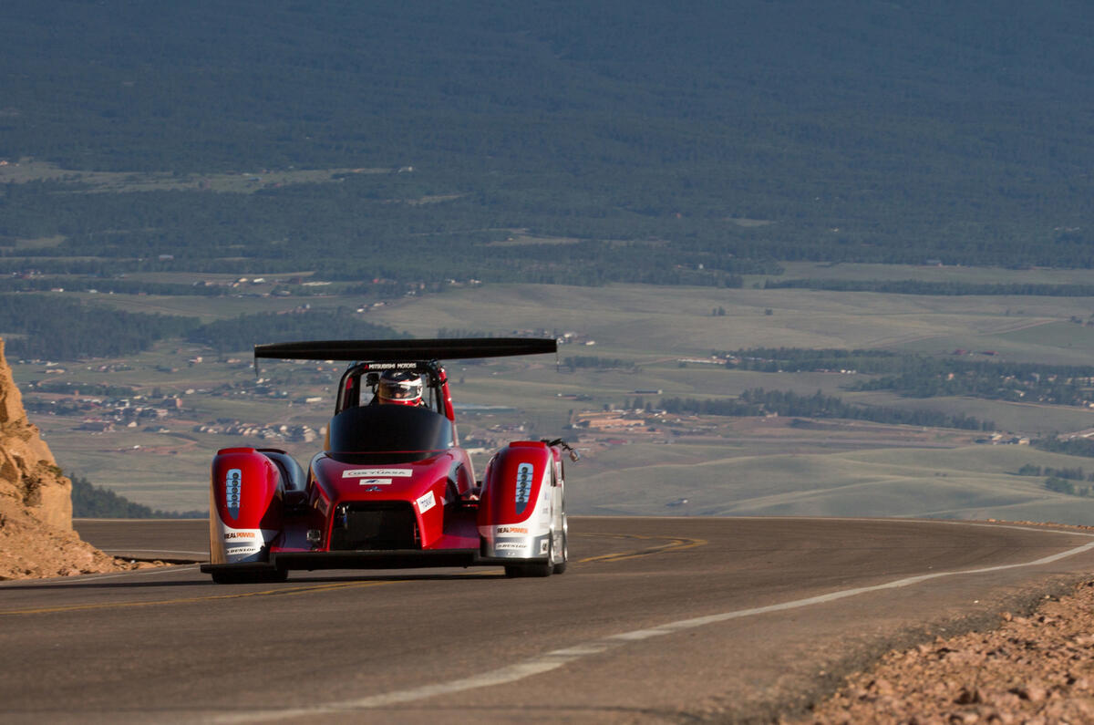 Mitsubishi’s Pikes Peak EV in detail