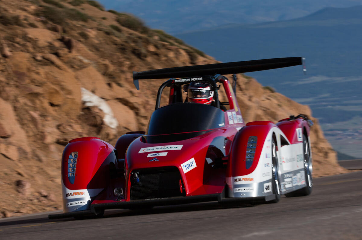 Mitsubishi’s Pikes Peak EV in detail