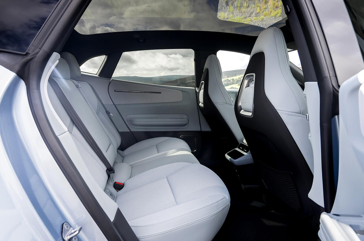 Polestar 4 back seats Polestar 4 back seats