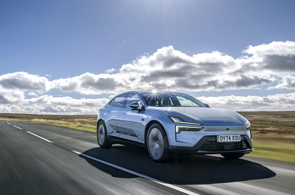 Polestar 4 front tracking