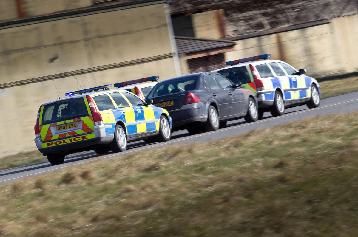 The aces of chases: On track with Police Scotland 