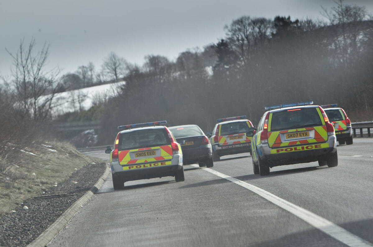 The aces of chases: On track with Police Scotland 