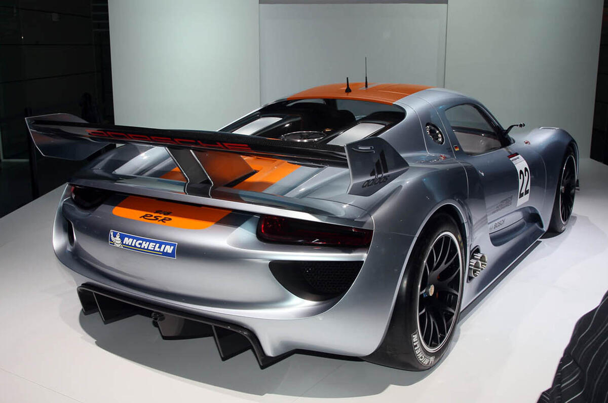 no title Detroit motor show: Porsche 918 RSR