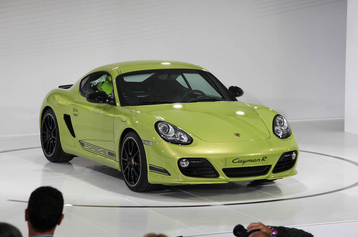 no title LA motor show: Porsche Cayman R