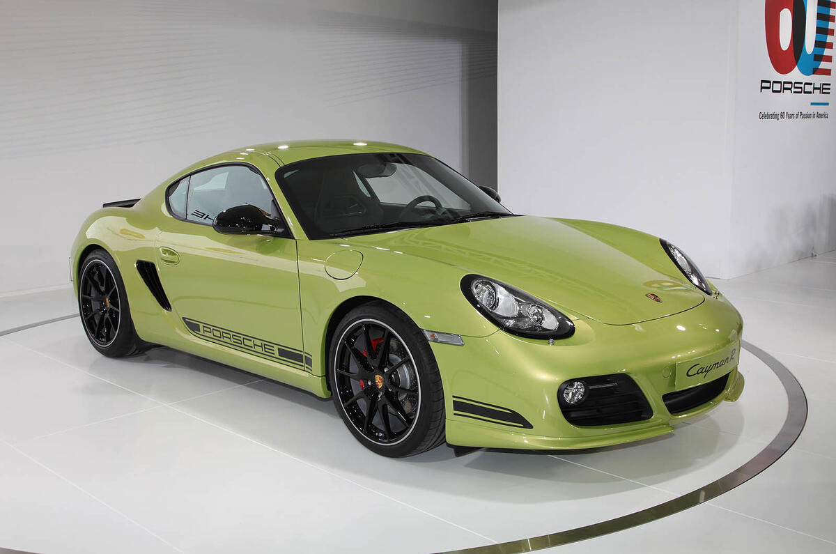 no title LA motor show: Porsche Cayman R