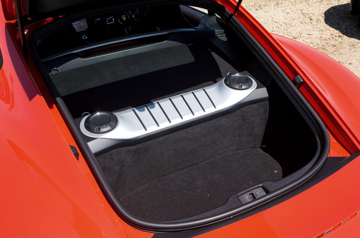 Porsche 718 Cayman rear boot