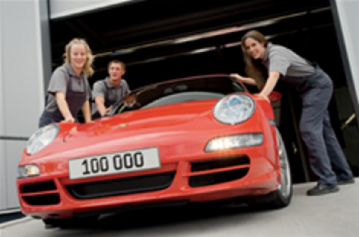 100,000th Porsche 997 rolls off the line