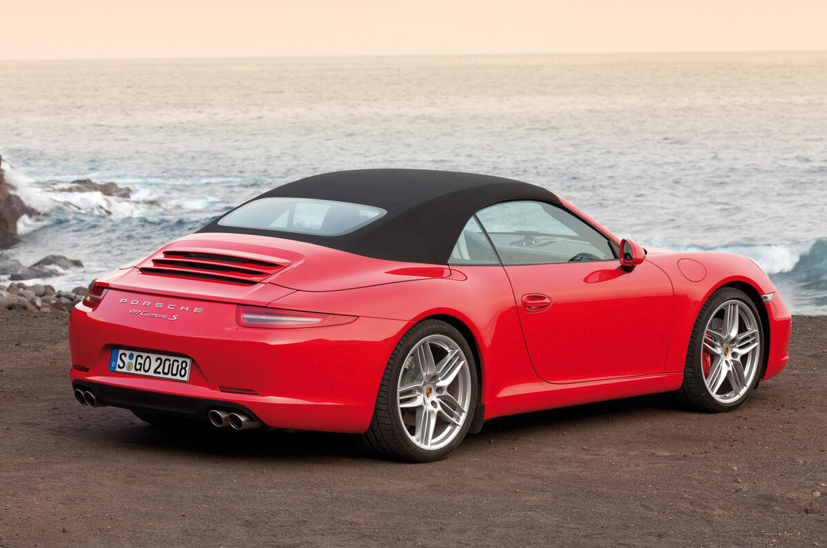 Detroit show: Porsche 911 cabrio