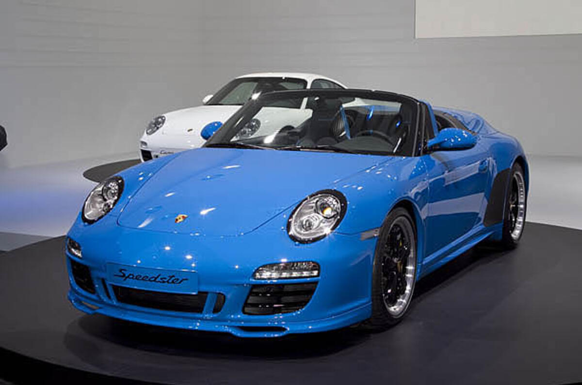 no title Paris motor show: Porsche 911 Speedster