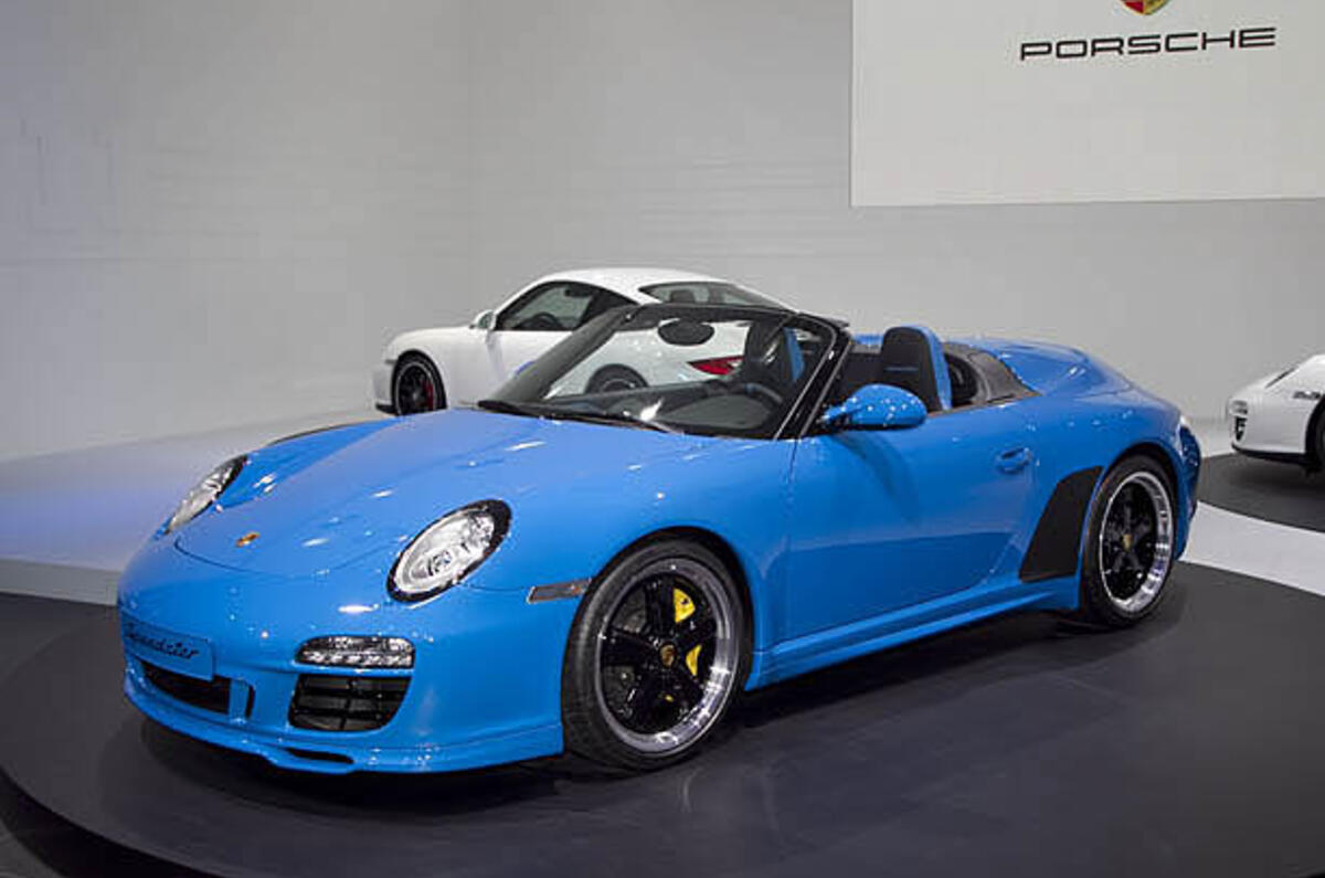 no title Paris motor show: Porsche 911 Speedster