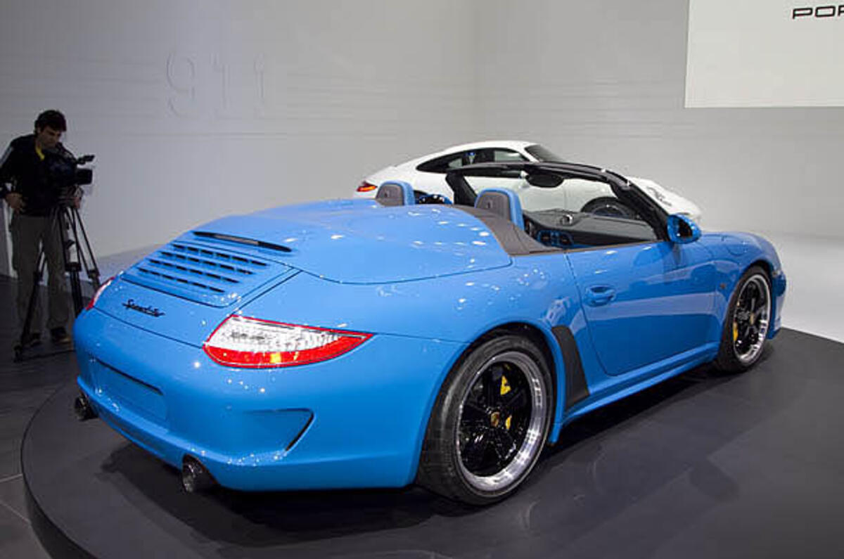 no title Paris motor show: Porsche 911 Speedster