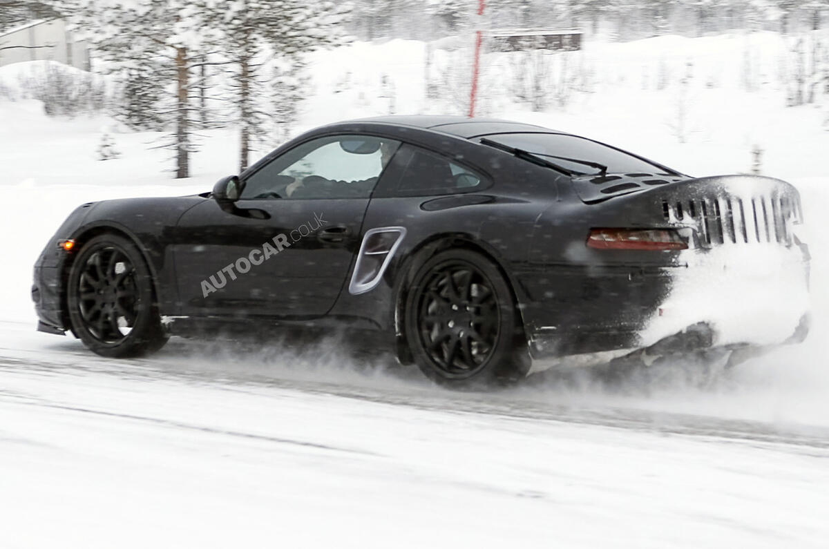New Porsche 998 spied testing