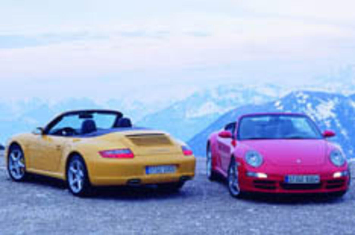 Porsche cabrio gets a grip