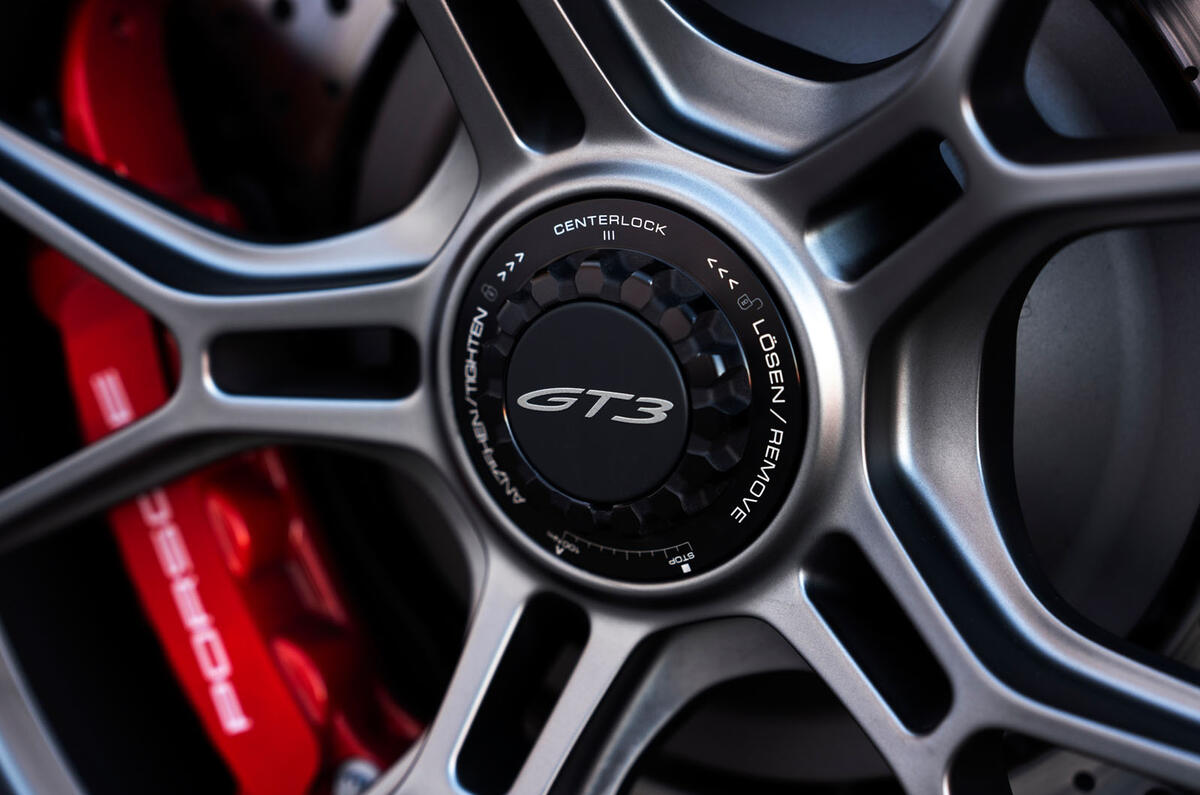Porsche 911 GT3 review 2024 006 centre locks