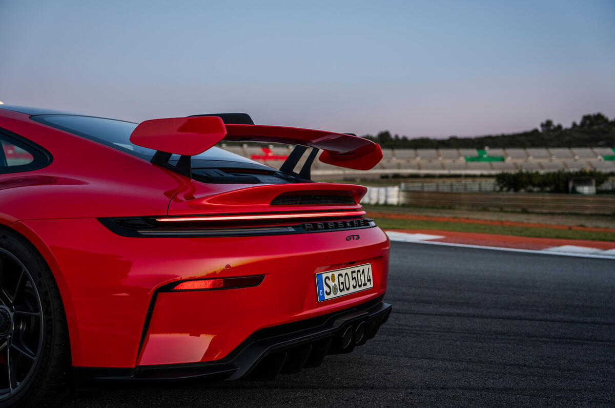 Porsche 911 GT3 review 2024 008 wing
