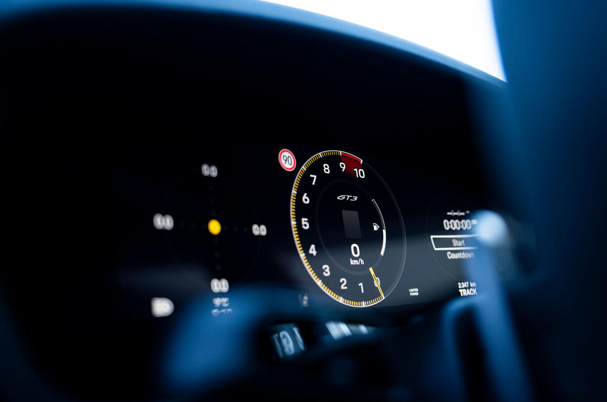 Porsche 911 GT3 review 2024 014 dials