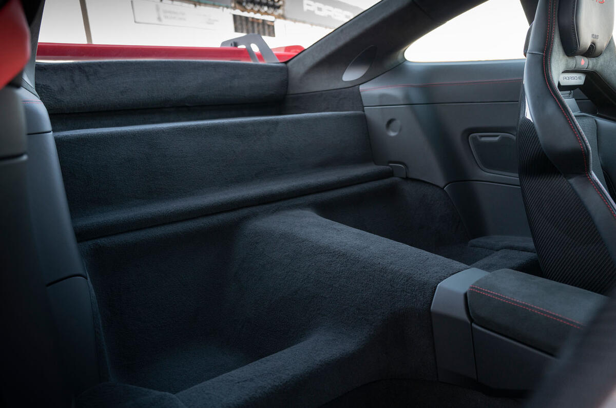 Porsche 911 GT3 review 2024 019 no rear seats