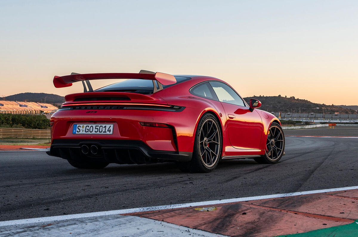 Porsche 911 GT3 review 2024 024 rear static