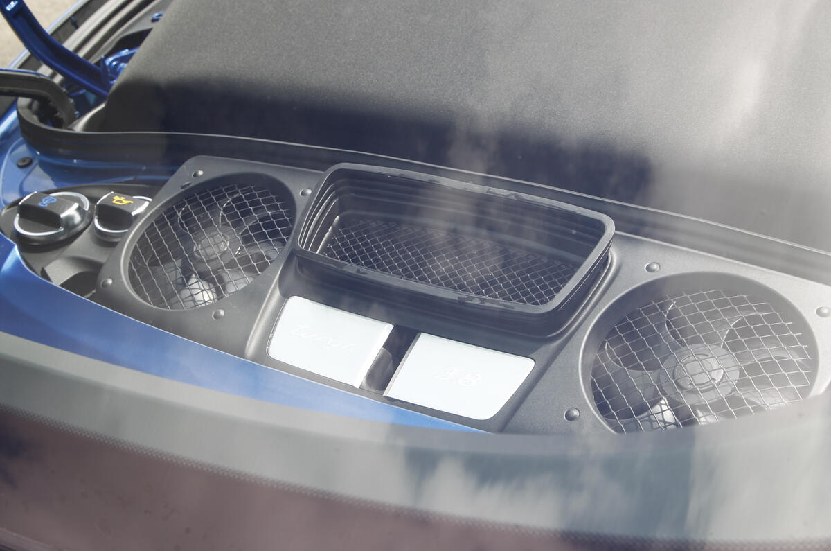 3.8-litre flat-six Porsche 911 engine