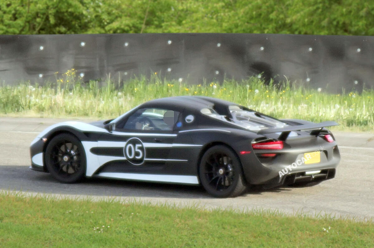 no title Porsche 918 Spyder scooped