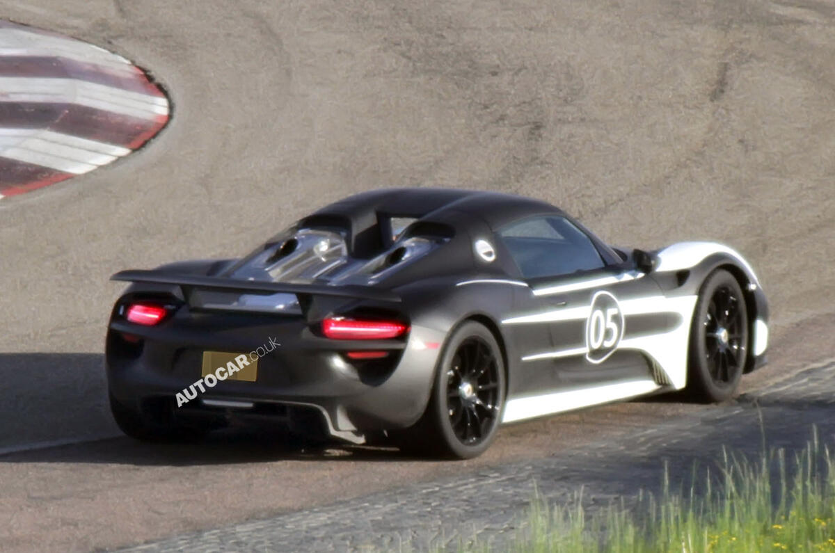 no title Porsche 918 Spyder scooped