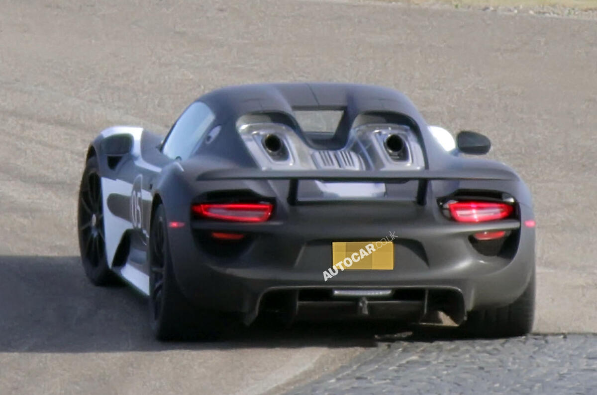 no title Porsche 918 Spyder scooped