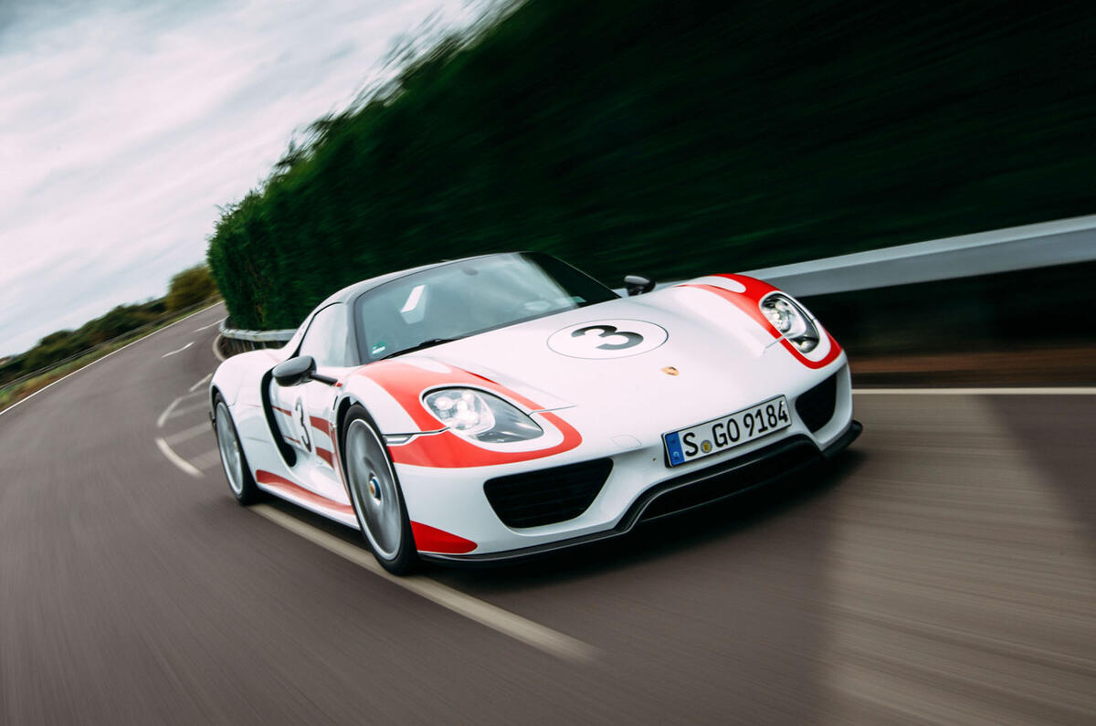 Porsche 918 Spyder Porsche 918 Spyder front quarter