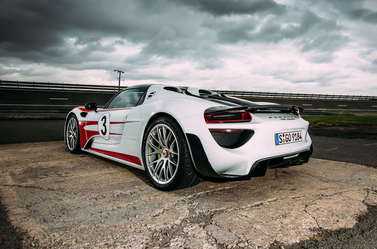 Porsche 918 Spyder Porsche 918 Spyder rear quarter