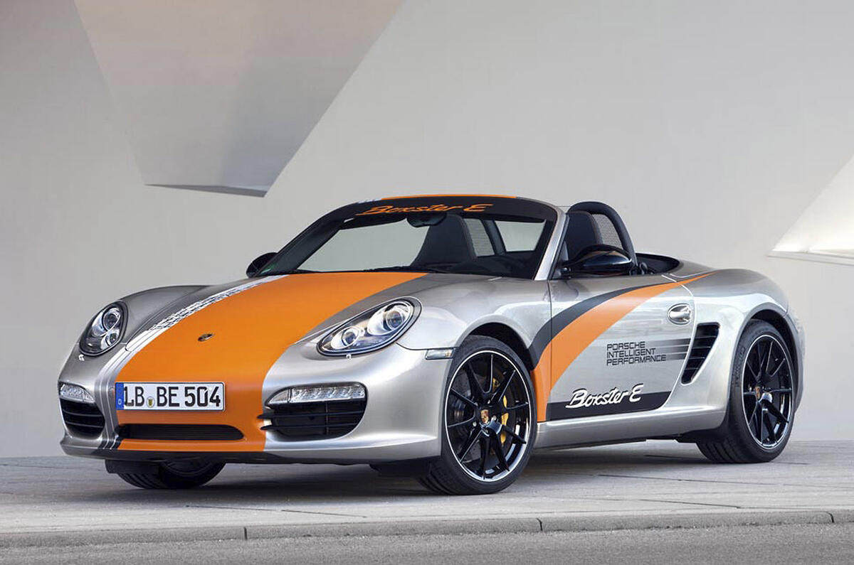 Porsche launches electric Boxster