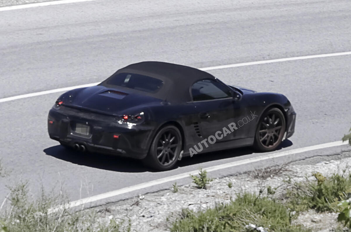 Next Porsche Boxster: new pics
