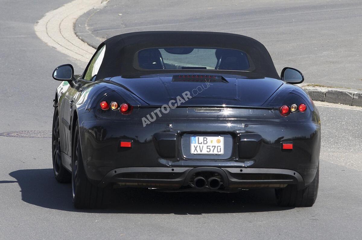 New Porsche Boxster: latest pics